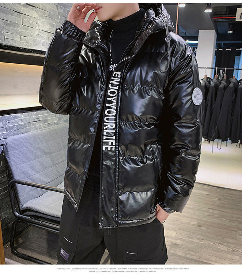 Men's Thick Cotton Reflective Fashion Jacket