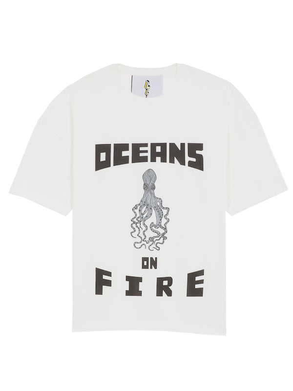 Oceans on Fire T-shirt White
