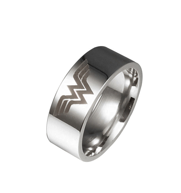 Wonder Woman and Batman Series Rings Collection