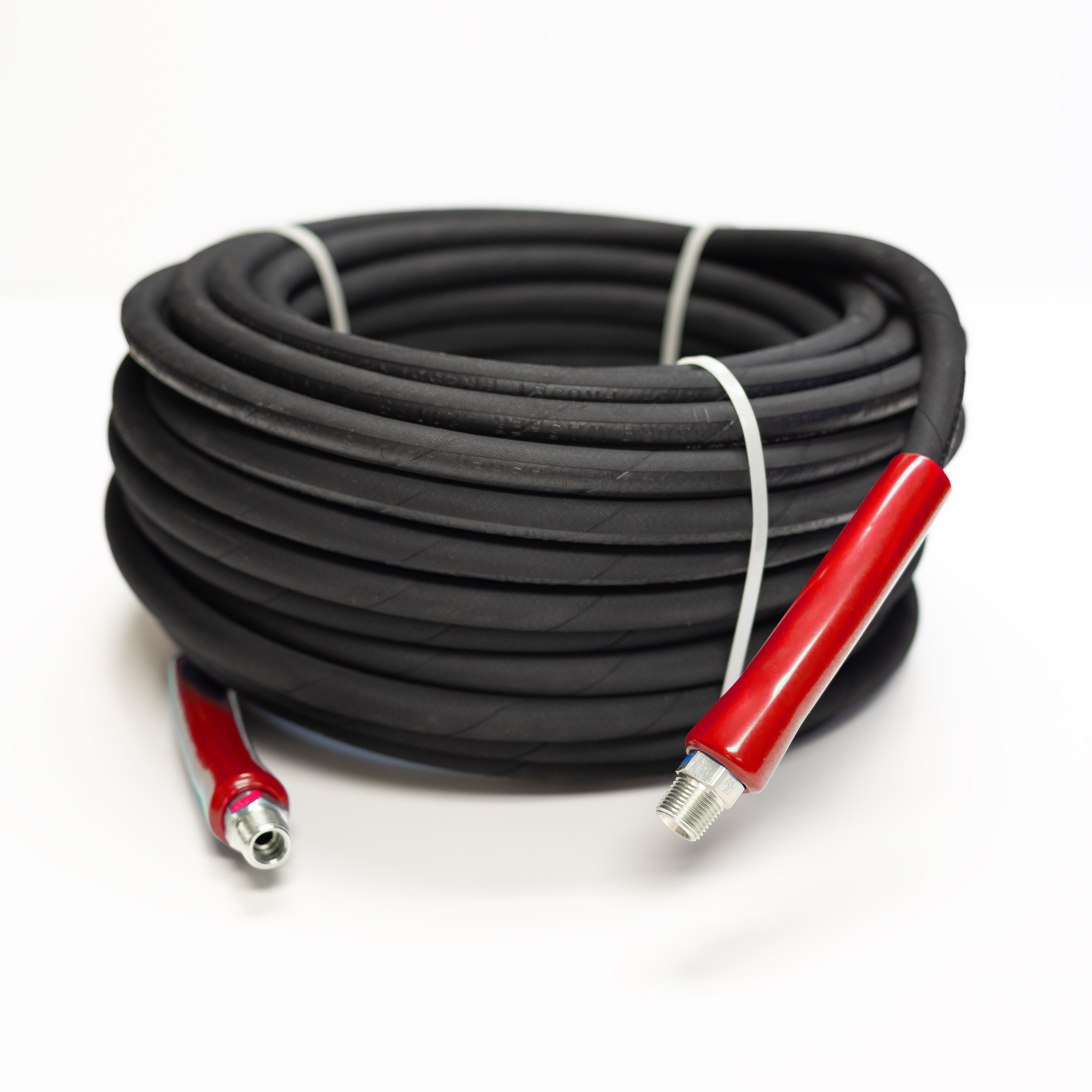 3/8" x 150' Black Cover | 6,000 PSI Pressure Washer Hose Assembly