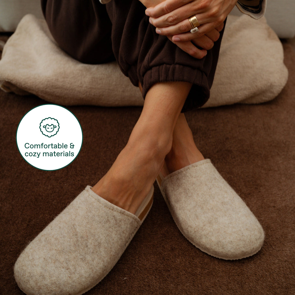 The House Shoe — Supportive Cork Footbed Slippers