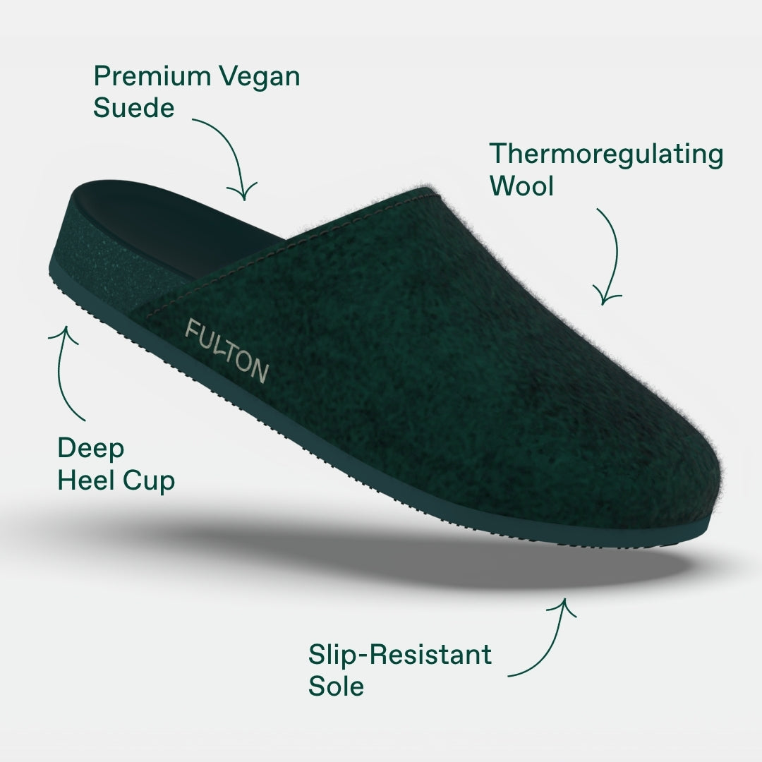 The House Shoe — Supportive Cork Footbed Slippers