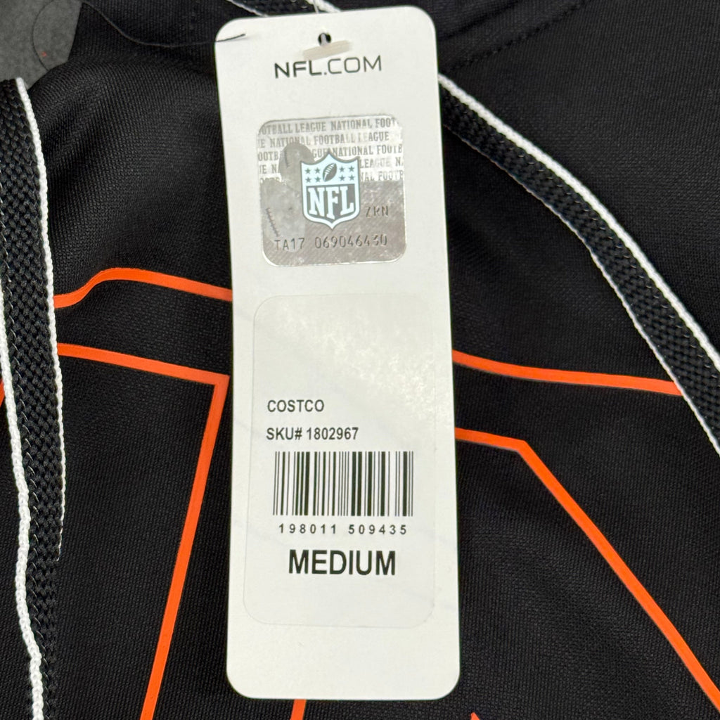 NFL Cincinnati  Bengals Hoodie AFC North Sweatshirt Pullover SZ M Black 1802967