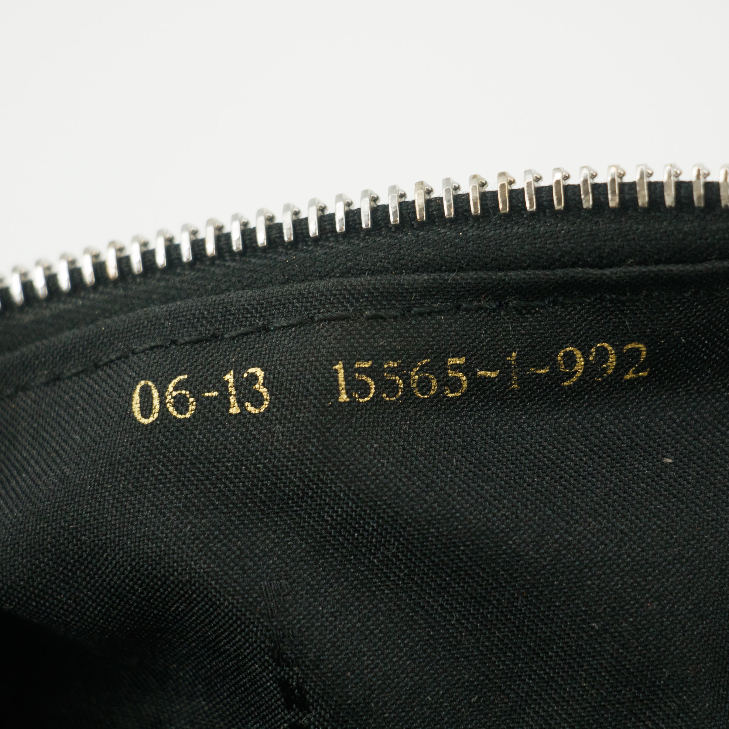 Fendi Black Nylon Vanity Pouch #8500