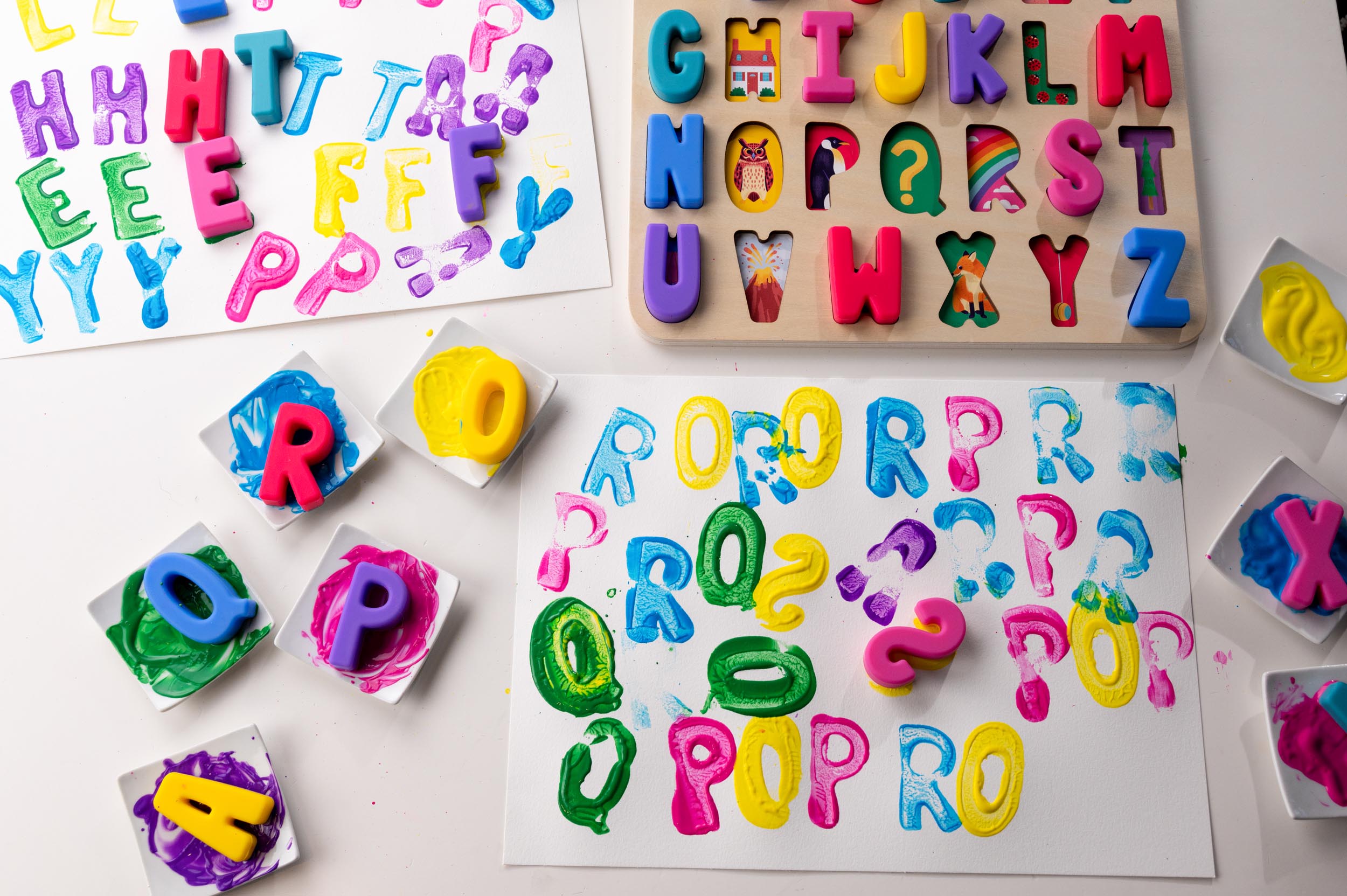 ABC Find &amp; Fit Puzzle — Wooden Alphabet Learning Toy for Toddlers