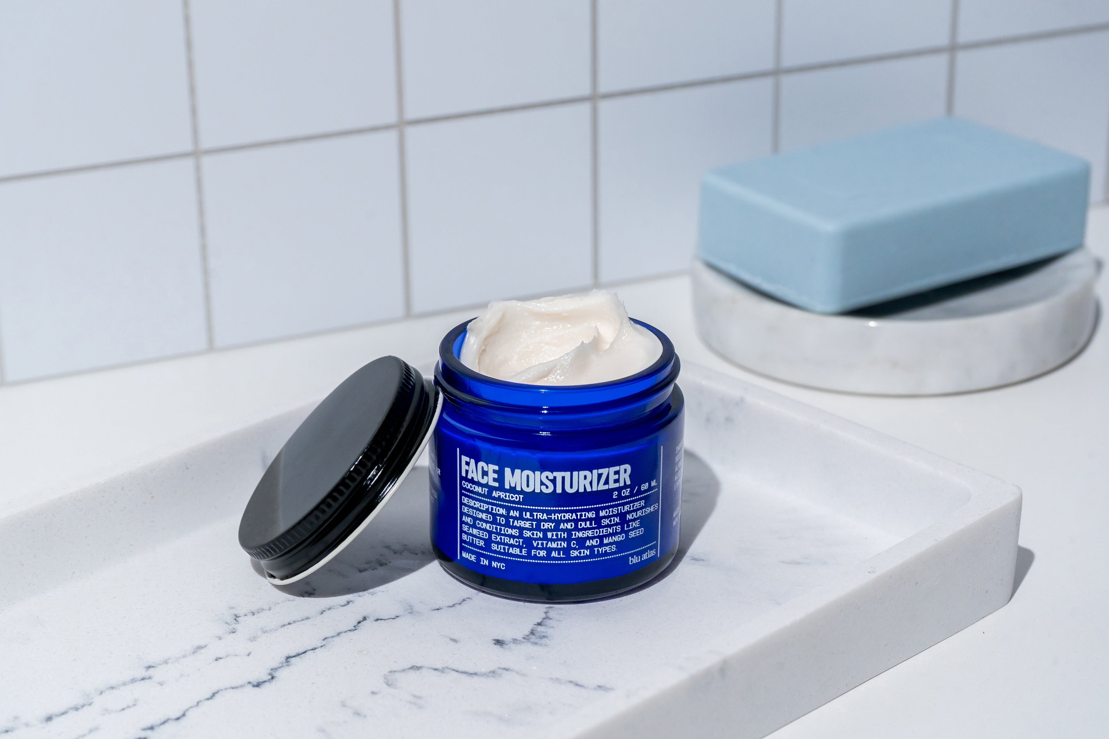 Blu Atlas Face Moisturizer — Lightweight Daily Hydrating Cream