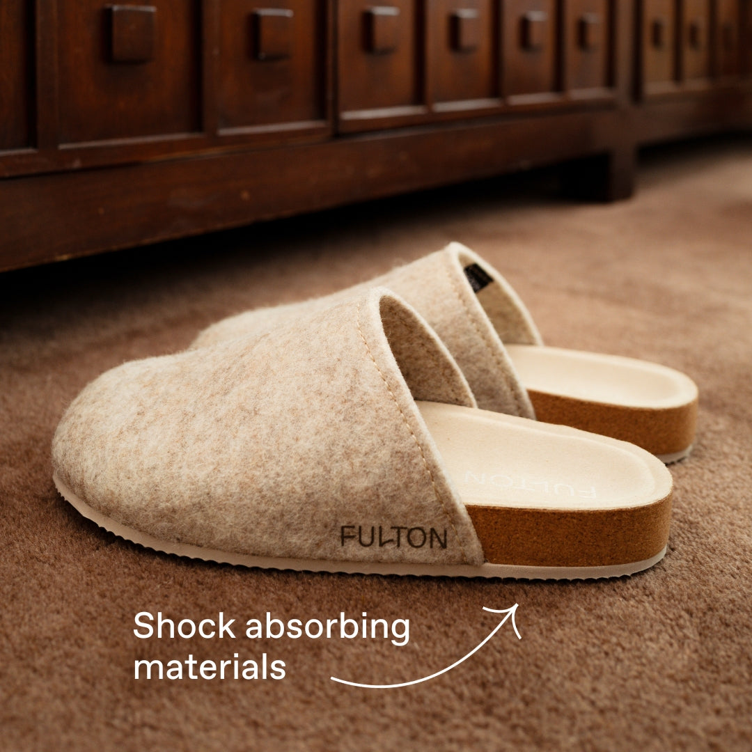 The House Shoe — Supportive Cork Footbed Slippers