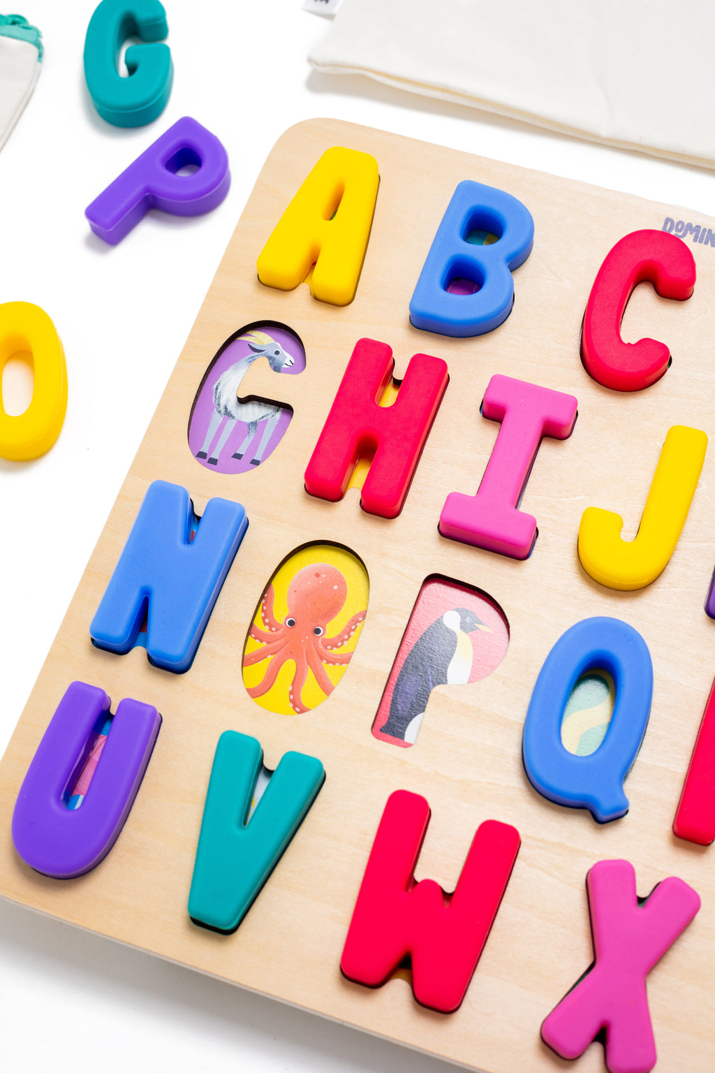 ABC Find &amp; Fit Puzzle — Wooden Alphabet Learning Toy for Toddlers