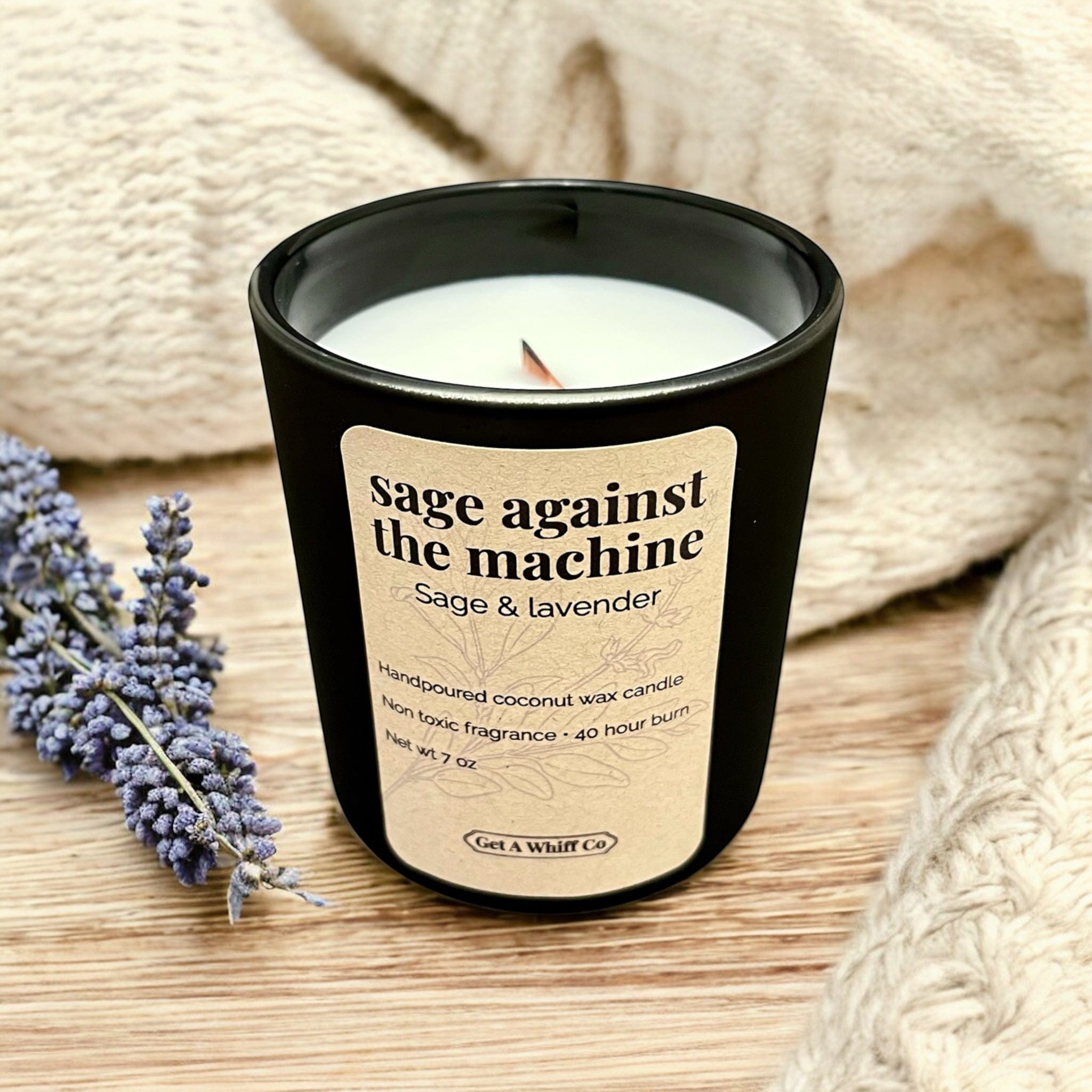 Matte Jar Candles — Soy Wax, Wood Wick | Choose Your Scent