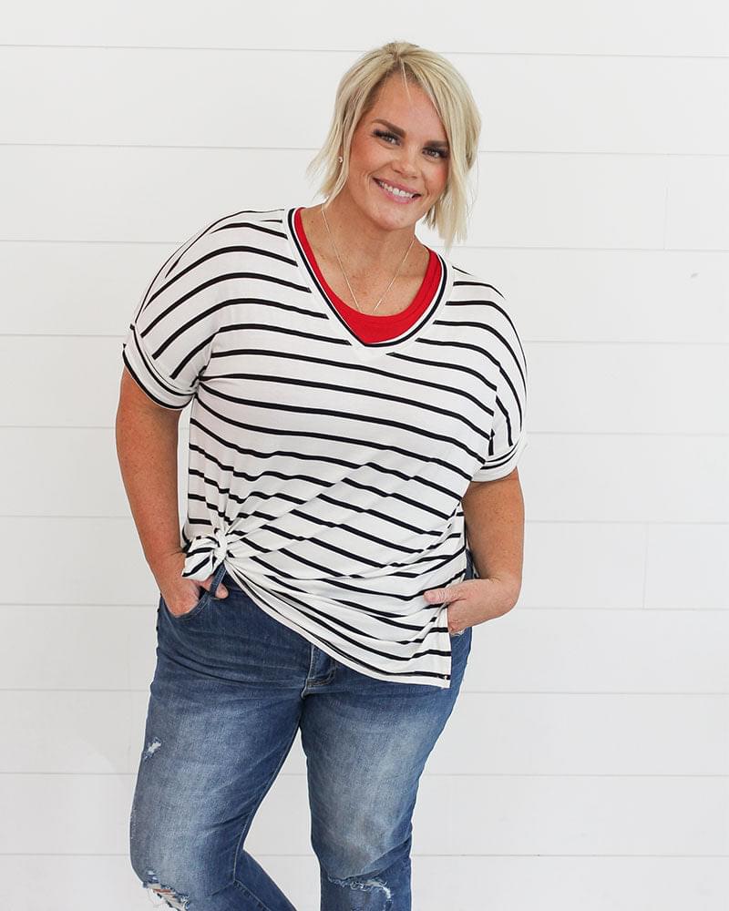 Crew Neck Tank Halftee