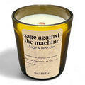 Amber Jar Candles — Soy Wax, Wood Wick | Choose Your Scent