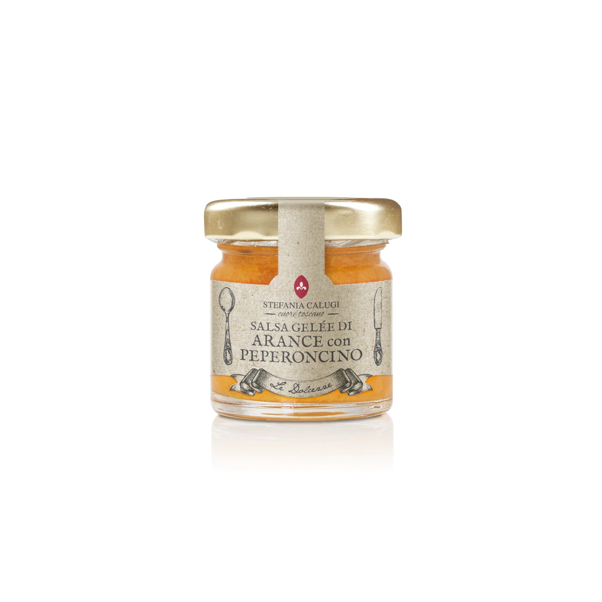 Stefania Calugi Vegan Jelly with Orange & Chilli Pepper 1.41oz/40g