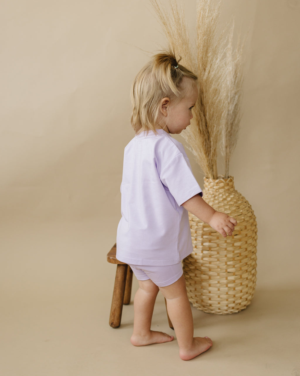 Bamboo Tee & Bike Shorts - sold as separates