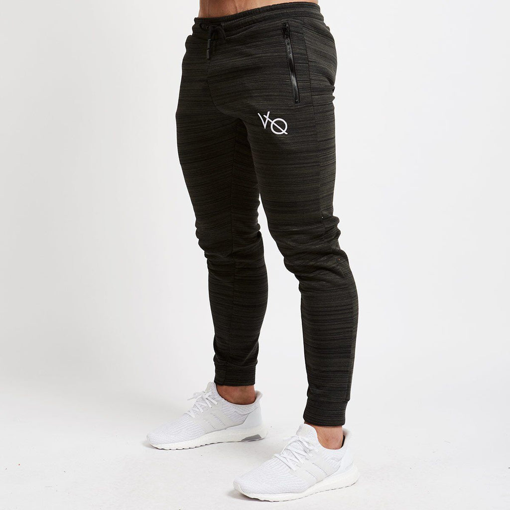 Men's High-Waisted Fitness Pants - Thick Muscle Fit