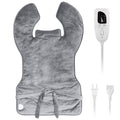 36.6x22in Electric Heating Wrap for Neck Shoulder Fast Heating Pad Mat Heated Neck Wrap for Back Pain Relief with 6 Temperature Settings 4 Timer Modes