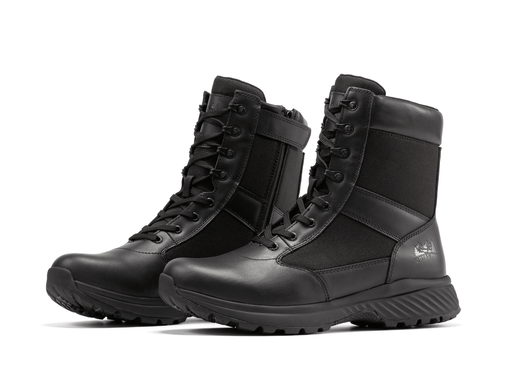 Botas Pro Black Men's 8 inch Side Zipper Military Tactical Boots BP703