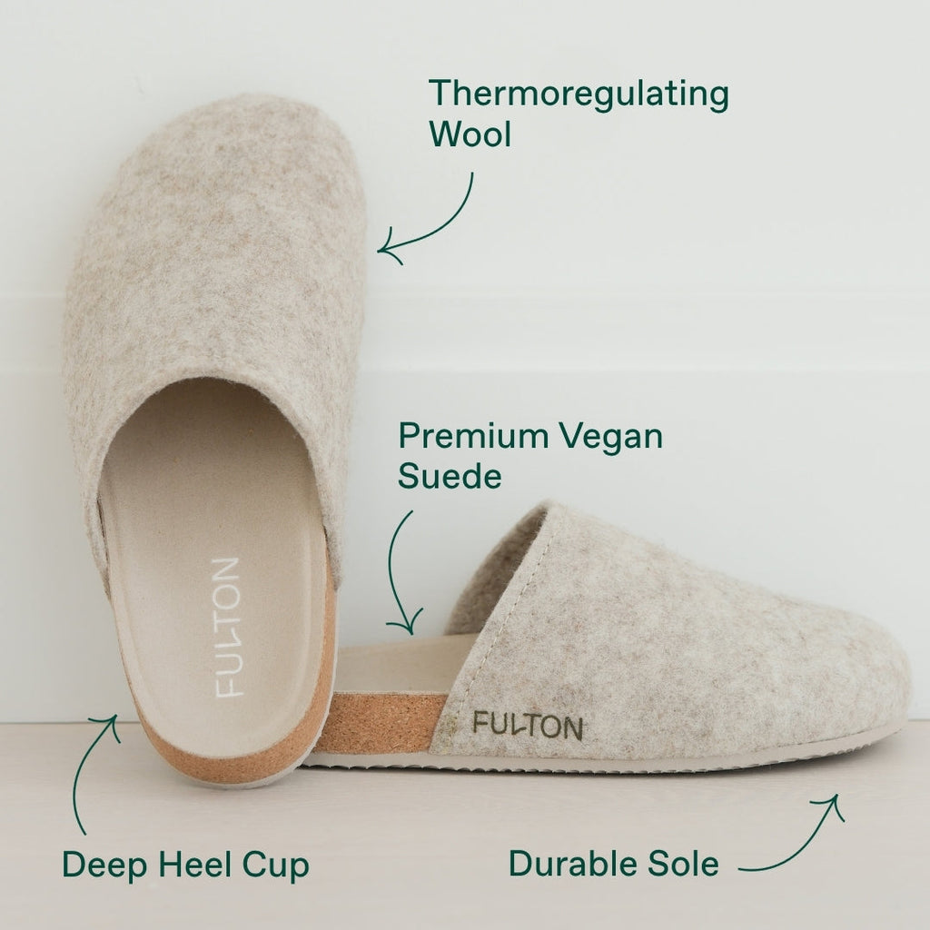 The House Shoe — Supportive Cork Footbed Slippers