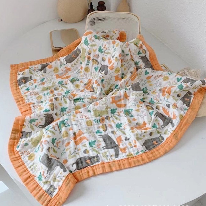 Cotton 6-Layer Baby Gauze Bath Towel Blanket