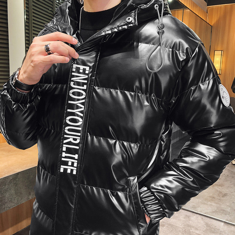 Men's Thick Cotton Reflective Fashion Jacket