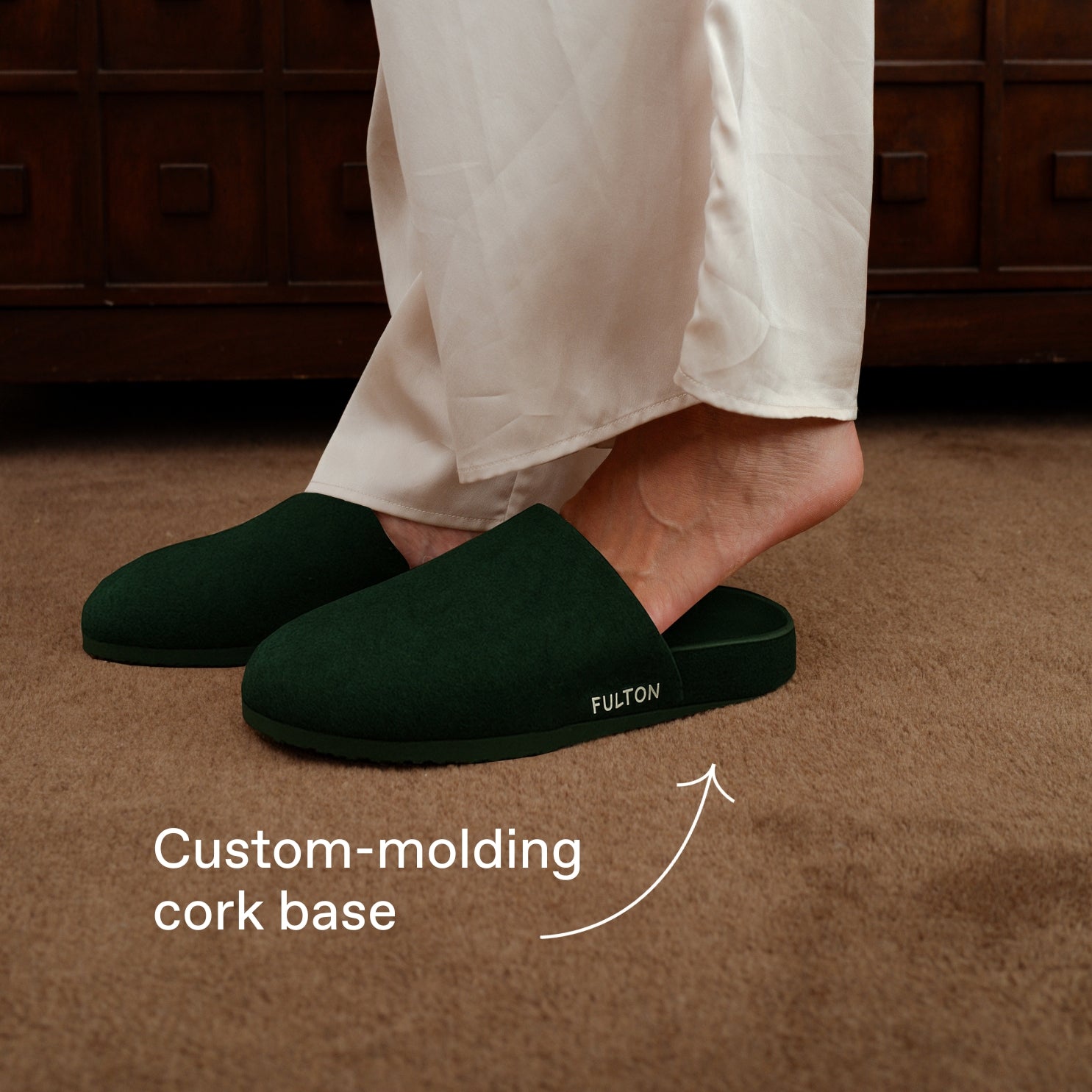 The House Shoe — Supportive Cork Footbed Slippers