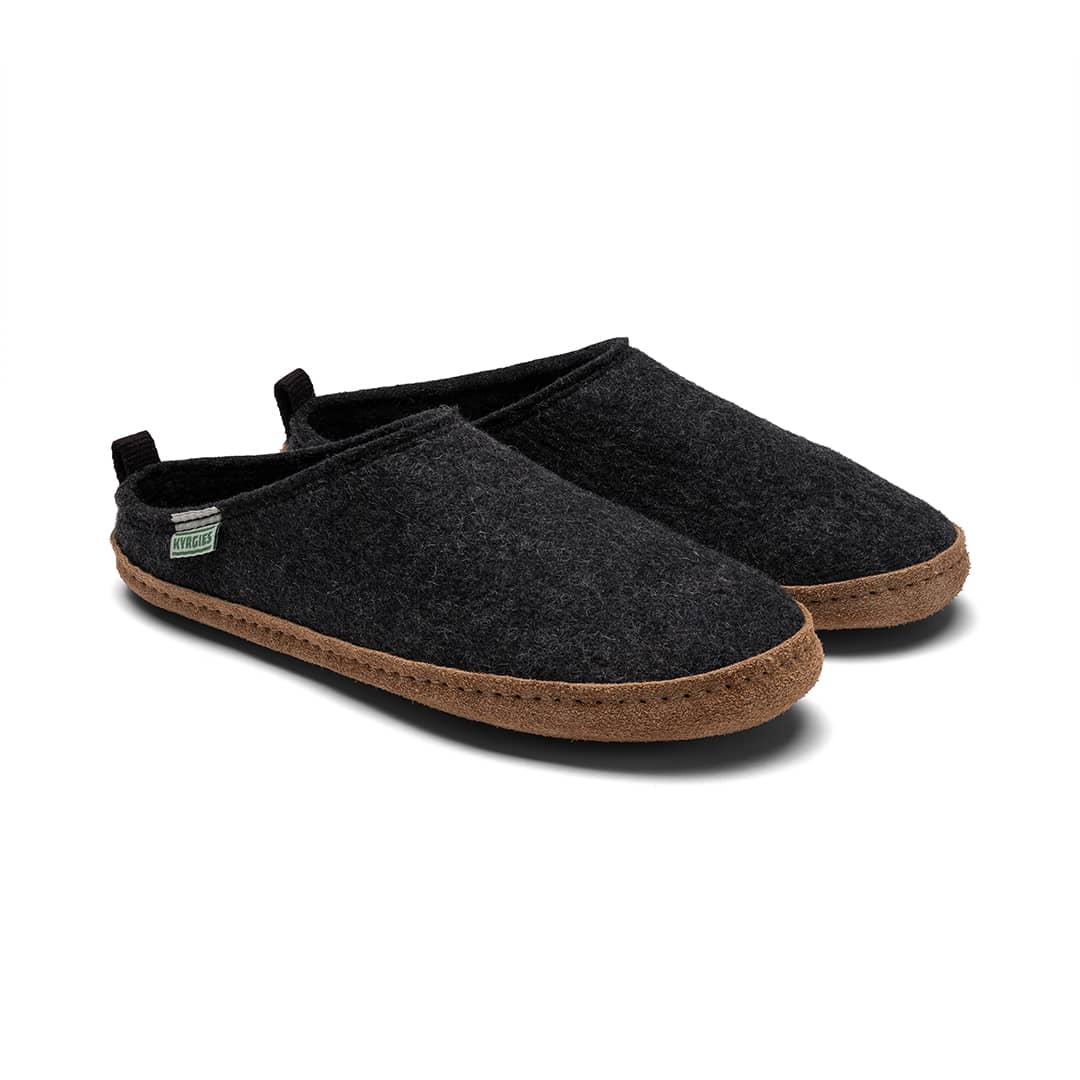 Kyrgies Wool Slides — Handcrafted Indoor Wool Slippers