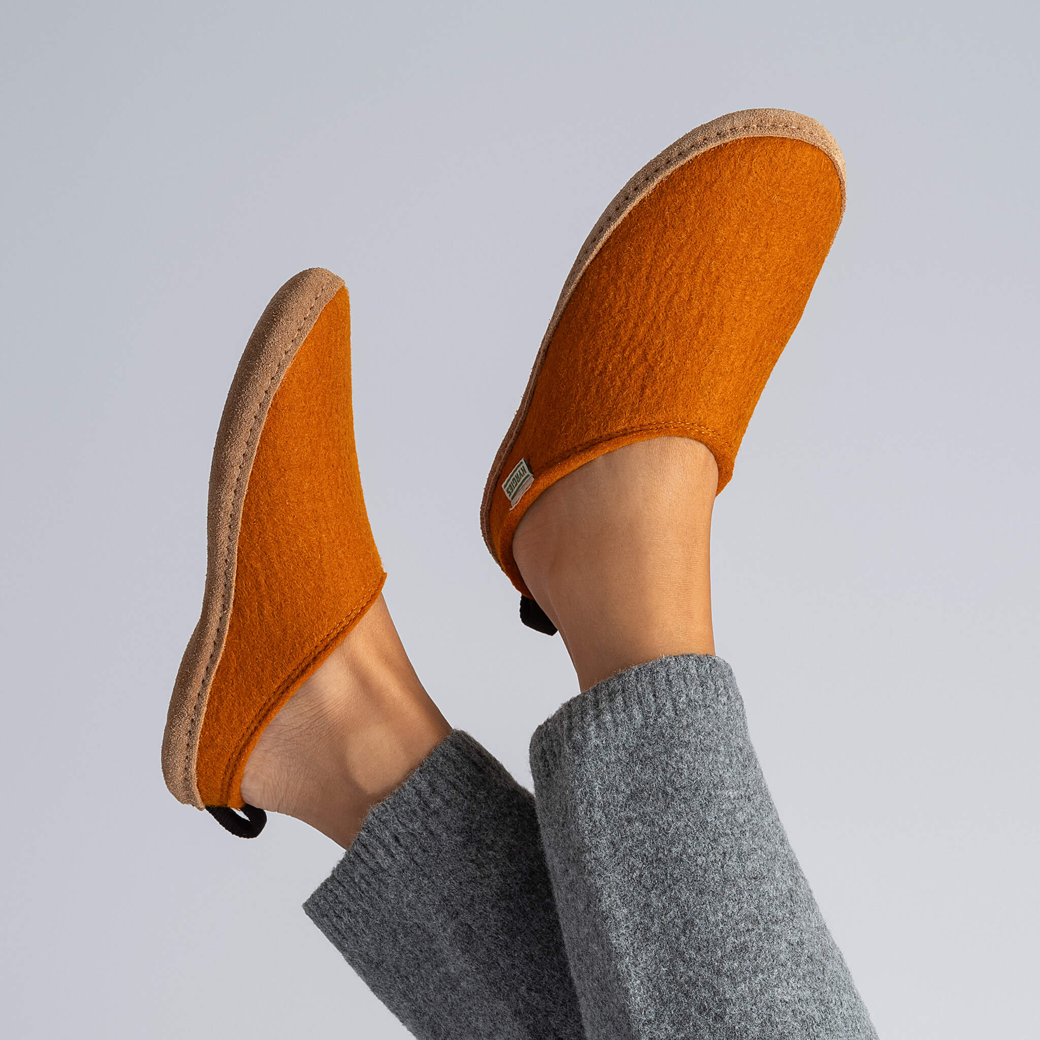 Kyrgies Wool Slides — Handcrafted Indoor Wool Slippers