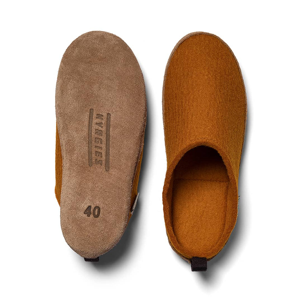 Kyrgies Wool Slides — Handcrafted Indoor Wool Slippers