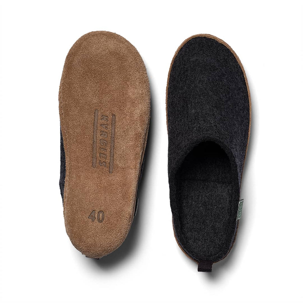 Kyrgies Wool Slides — Handcrafted Indoor Wool Slippers