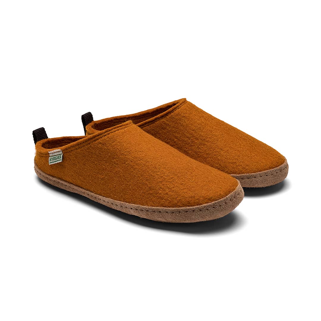 Kyrgies Wool Slides — Handcrafted Indoor Wool Slippers