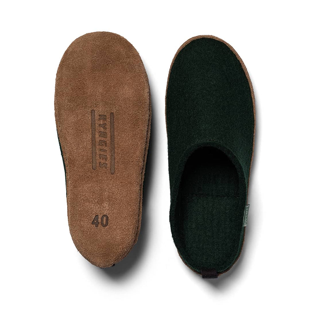 Kyrgies Wool Slides — Handcrafted Indoor Wool Slippers