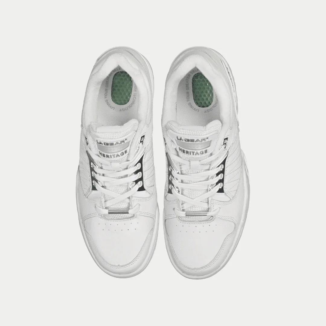 LA Gear Women's Boardwalk Lowtop | White