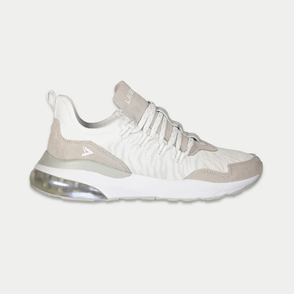 LA Gear Women's Runyon Lowtop | White x Gray