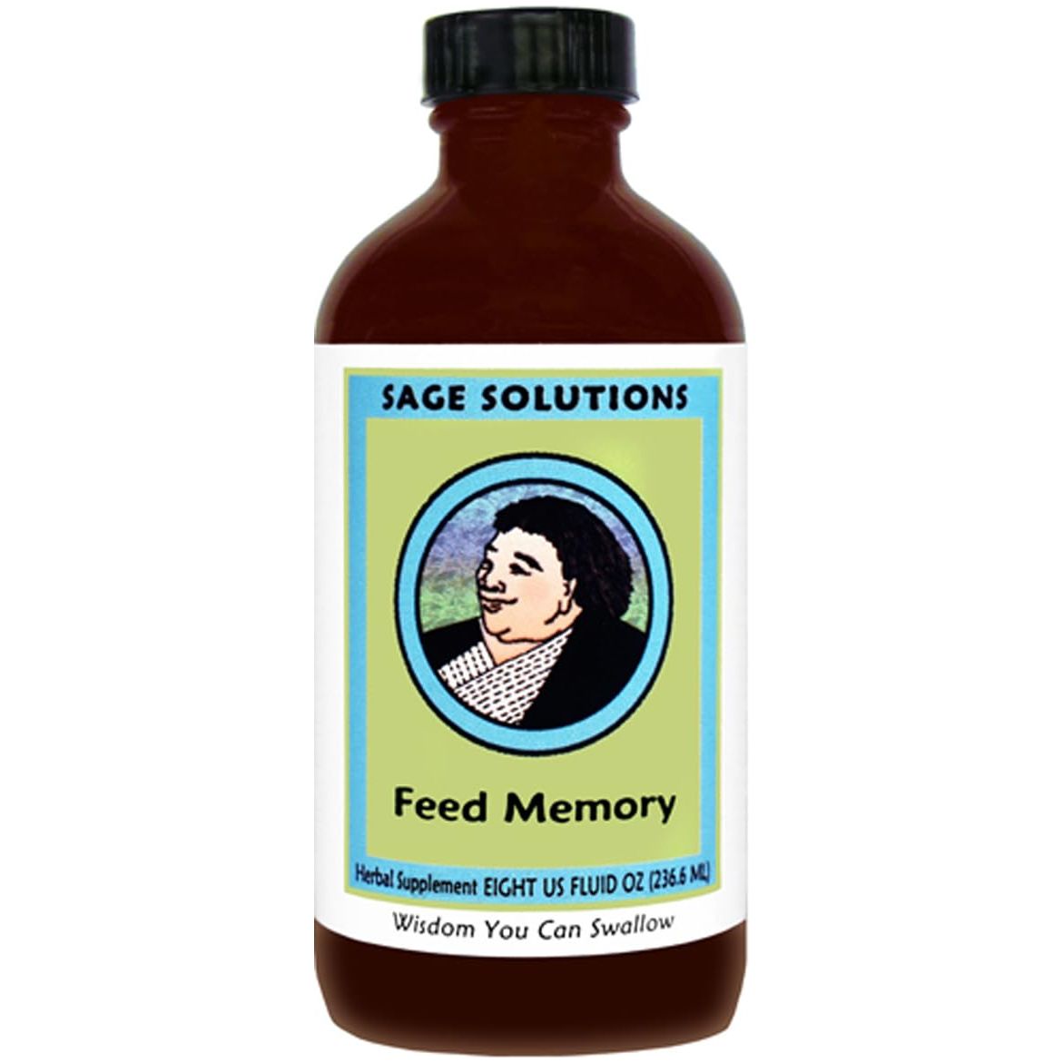 Sage Solutions Feed Memory Herbal Supplement, 8 fl oz